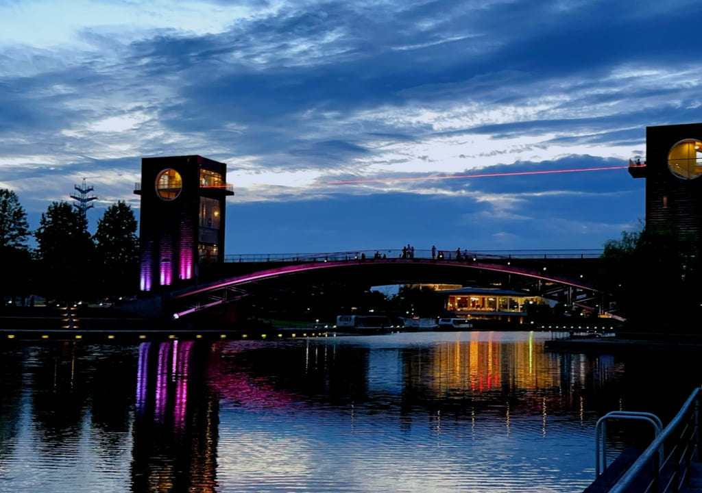 夜の天門橋