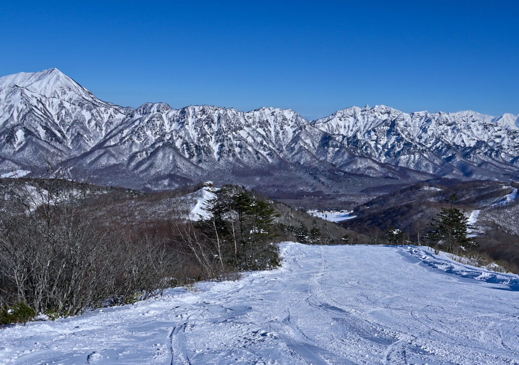 冬のスキー場