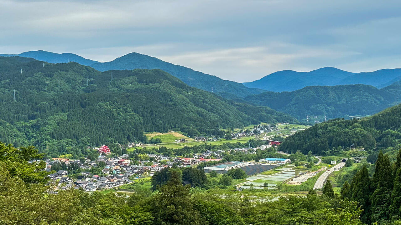 天湖森の展望台からの景色